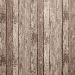 DecoWoerner Telas>Tejido Decorativo "Muro De Listones De Madera", Anchura 140 Cm,