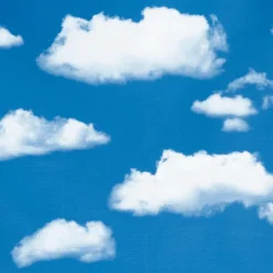 DecoWoerner Telas>Tejido Decorativo "Nubes", Anchura: 150 Cm