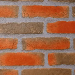 DecoWoerner Telas>Tejido Decorativo "Pared De Ladrillos", Anchura: 150 Cm,