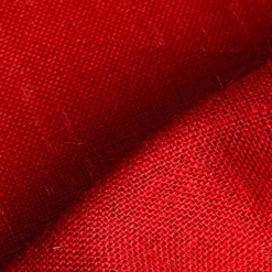 DecoWoerner Telas>Tela De Arpillera Roja, Anchura: 160 Cm