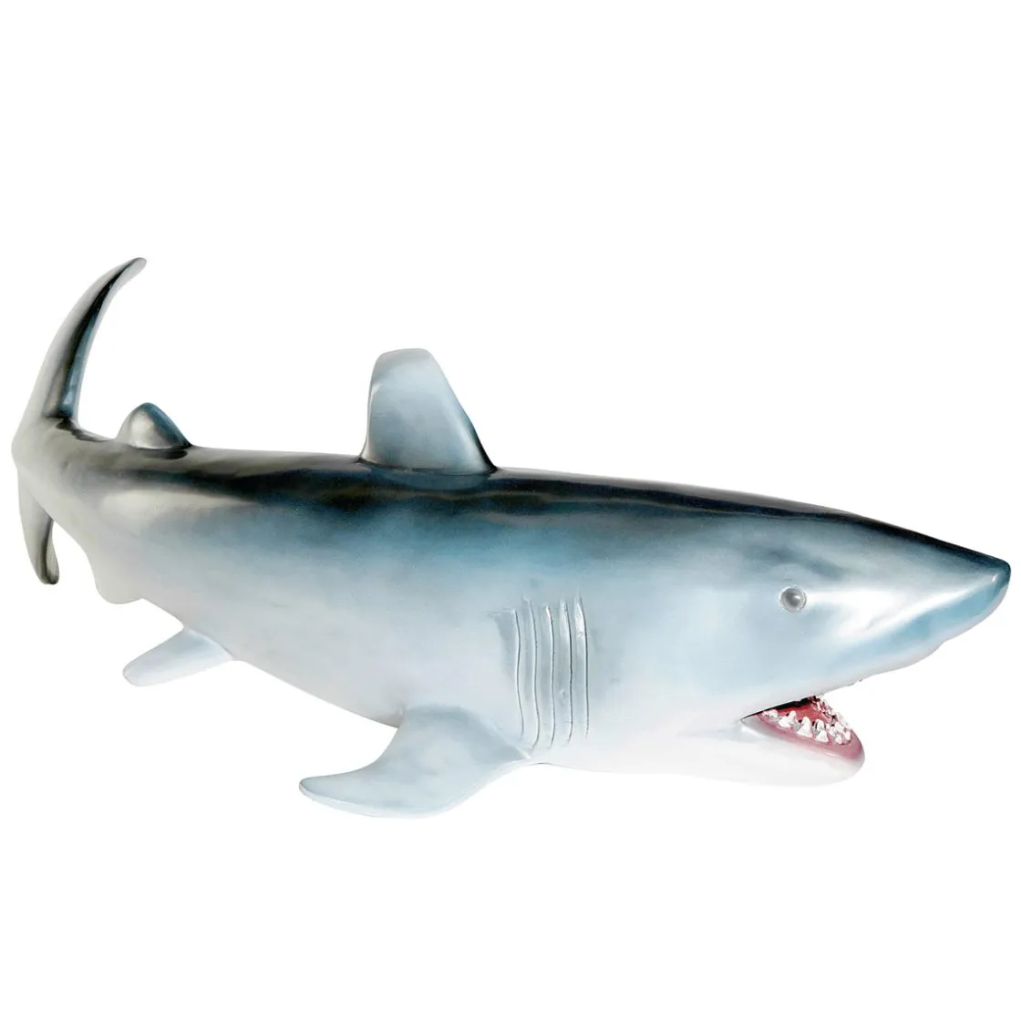 DecoWoerner Decoración De Animales>Tiburón Deco 135 Cm, Plata-gris