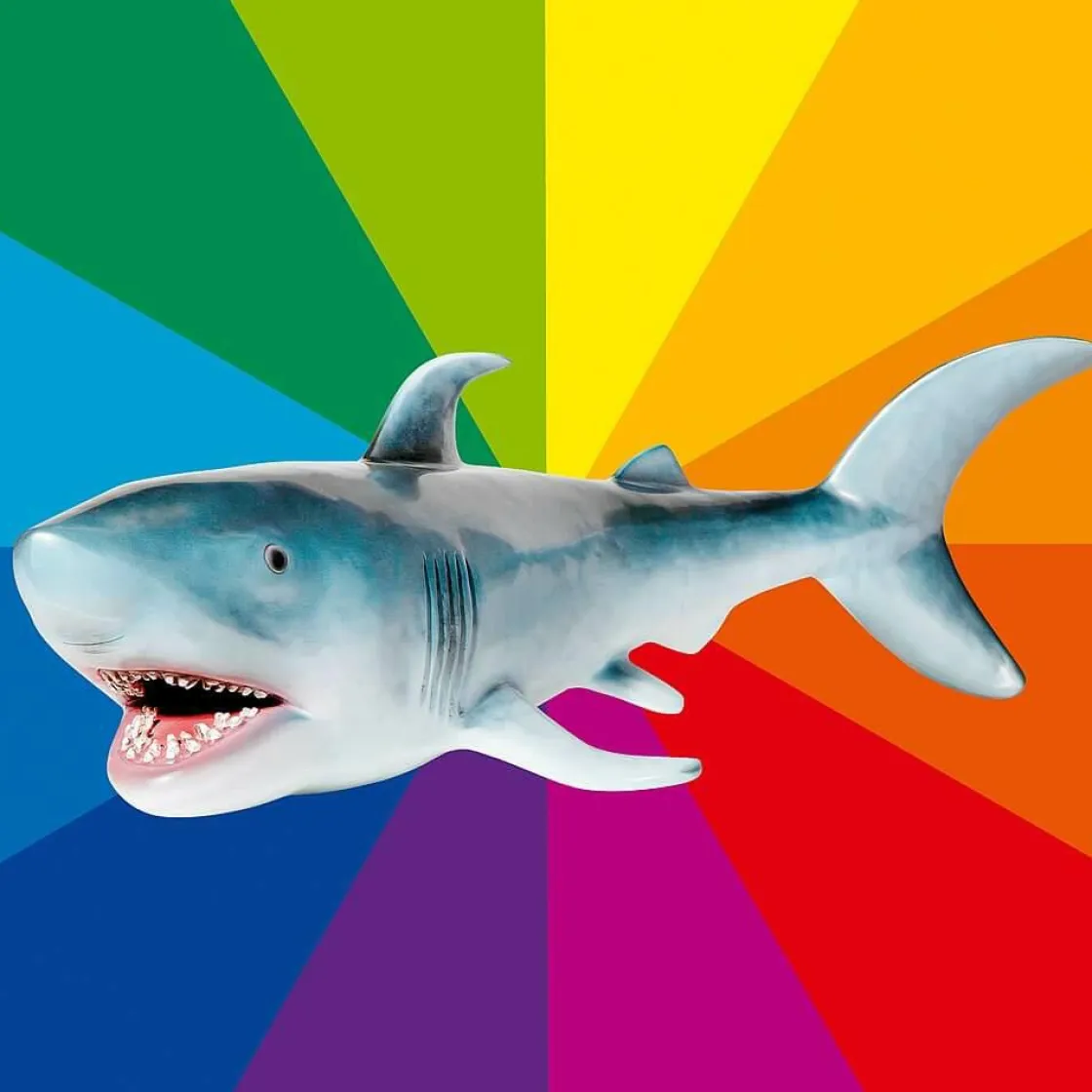 DecoWoerner Decoración De Animales>Tiburón Decorativo, 135 Cm