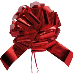 DecoWoerner Lazos De Regalo>Tiras De Lazos Rojas, 5 Piezas