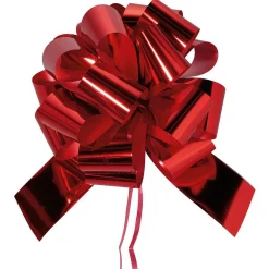 DecoWoerner Lazos De Regalo>Tiras De Lazos Rojas, 10 Piezas