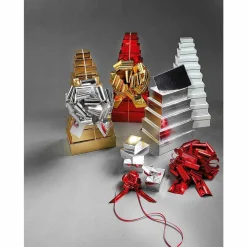 DecoWoerner Lazos De Regalo>Tiras De Lazos Rojas, 10 Piezas