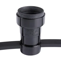 DecoWoerner Luces De Navidad>Toma De Cable Plana E27 Incl. Junta De Goma