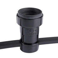 DecoWoerner Luces De Navidad>Toma De Cable Plana E27 Incl. Junta De Goma