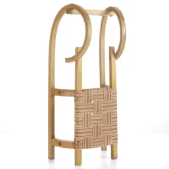 DecoWoerner Decoración Natural|Decoración Temática>Trineo De "cuernos" Auténtico, Longitud: 100 Cm