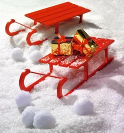 DecoWoerner Decoración De Invierno>Trineo Decorativo , 50 Cm
