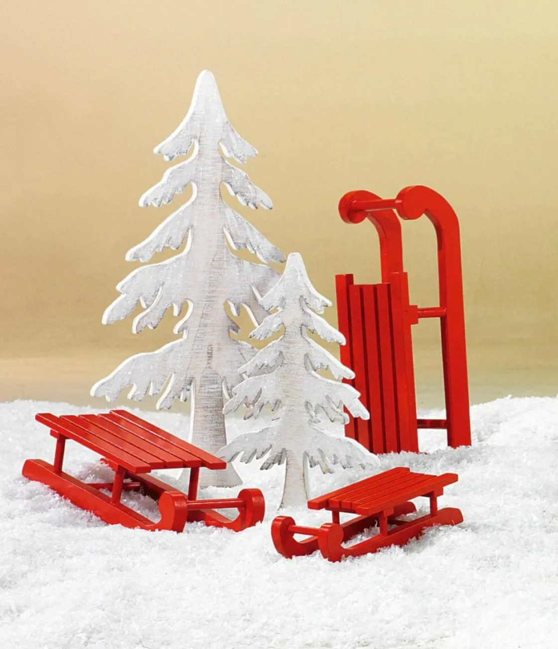DecoWoerner Decoración De Invierno>Trineo Decorativo , 50 Cm