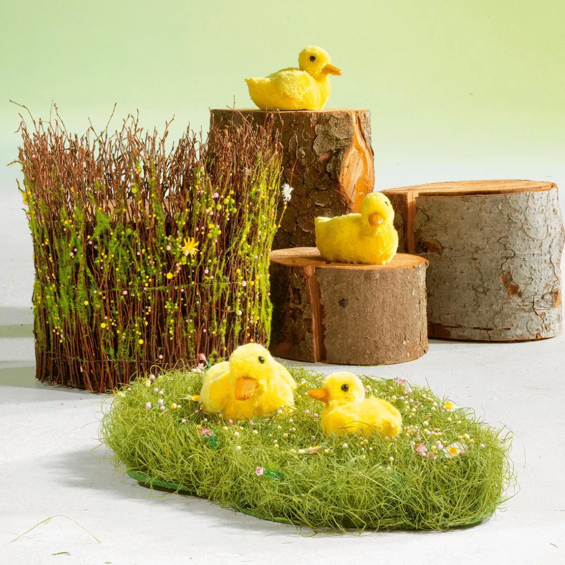 DecoWoerner Decoración Natural|Decoración De Otoño>Troncos De Madera Decorativos, Conjunto De 3 Pz.