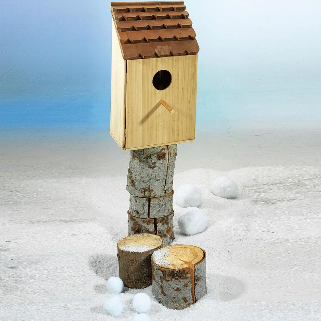DecoWoerner Decoración Natural|Decoración De Otoño>Troncos De Madera Decorativos, Conjunto De 3 Pz.