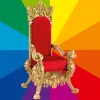 DecoWoerner Decoración Navideña Xxl>Trono 190 Cm