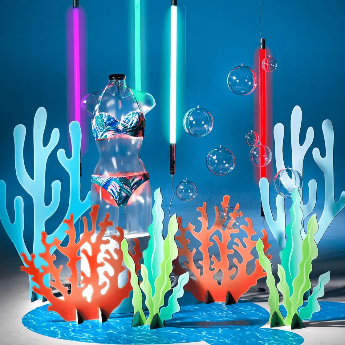 DecoWoerner Luz Decorativa>Tubo De Neón 105 Cm,