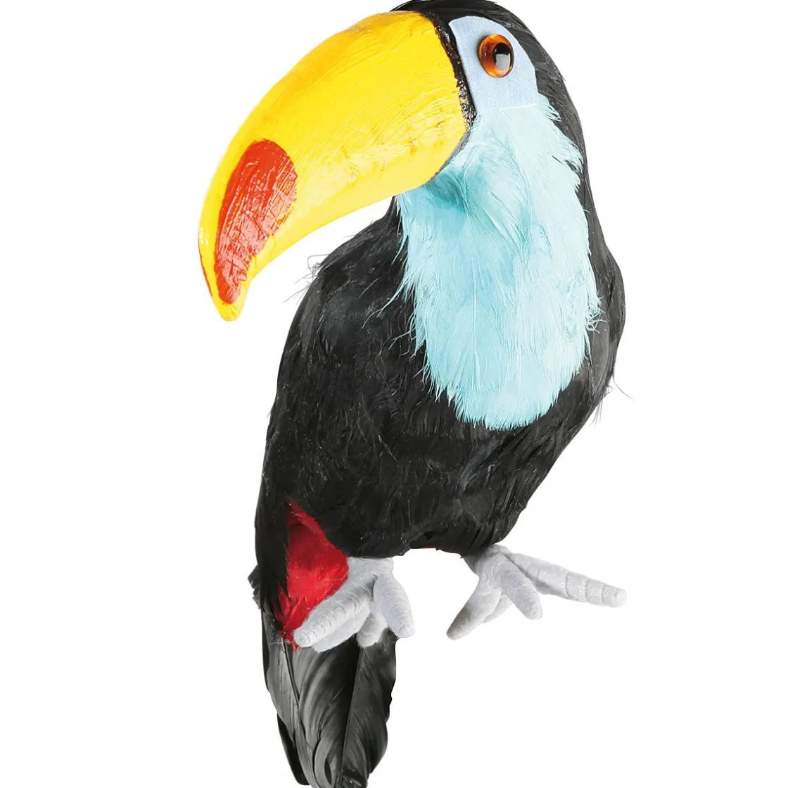 DecoWoerner Decoración De Animales|Decoración De Verano>Tucán Decorativo Longitud 33 Cm