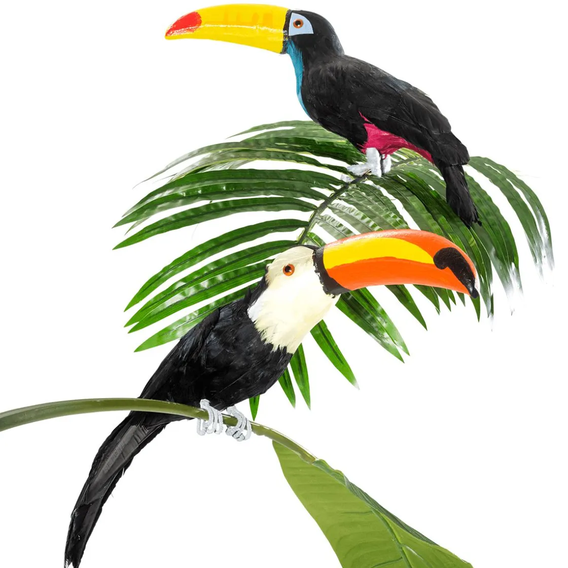 DecoWoerner Decoración De Animales|Decoración De Verano>Tucán Decorativo Longitud 33 Cm