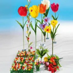DecoWoerner Decoración De Primavera|Flores Artificiales>Tulipán Artificial , 140 Cm