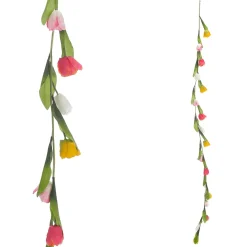 DecoWoerner Guirnaldas Y Vides|Flores Artificiales>Tulipán Artificial De Colores 180 Cm