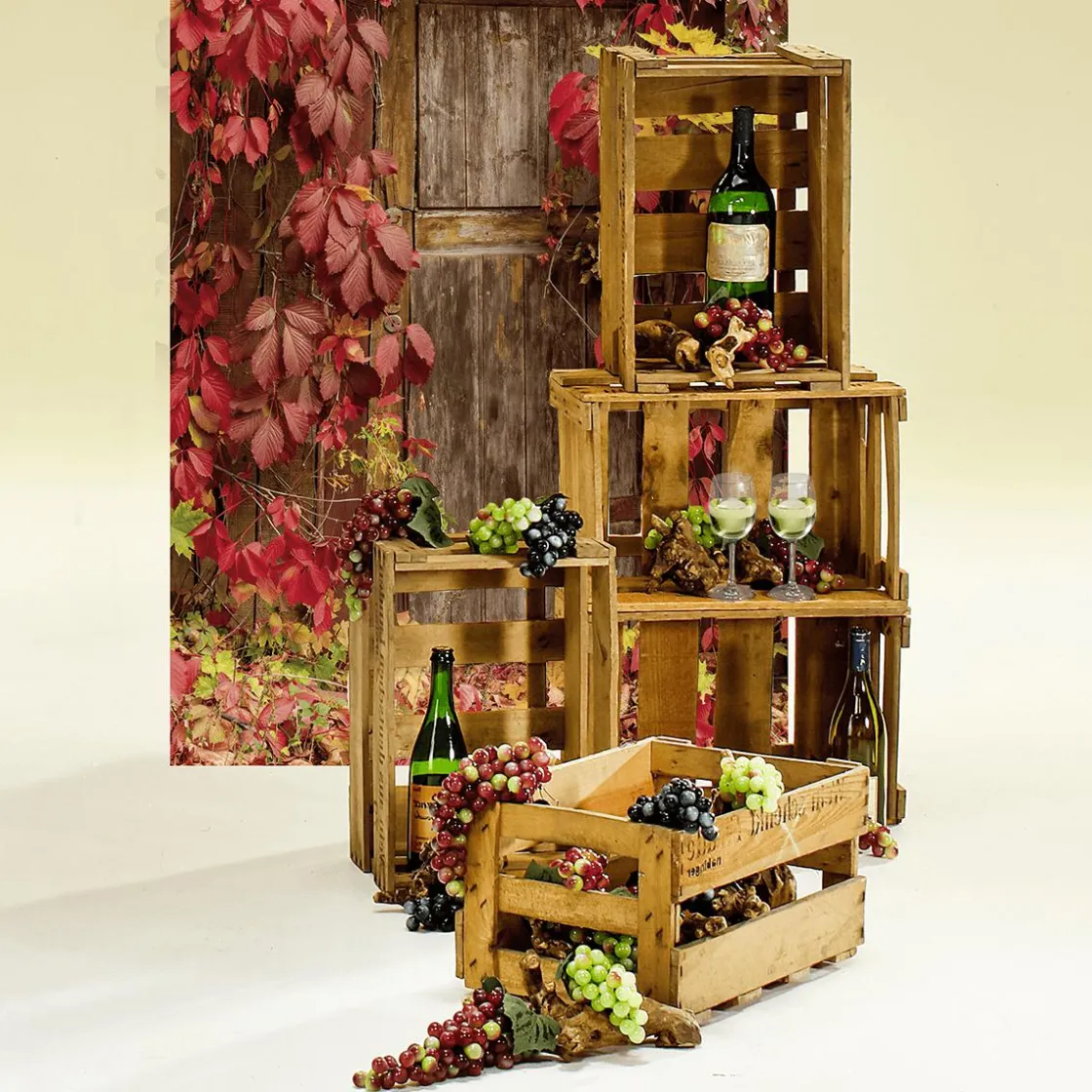DecoWoerner Decoración De Otoño|Frutas>Uvas Maniquíes es