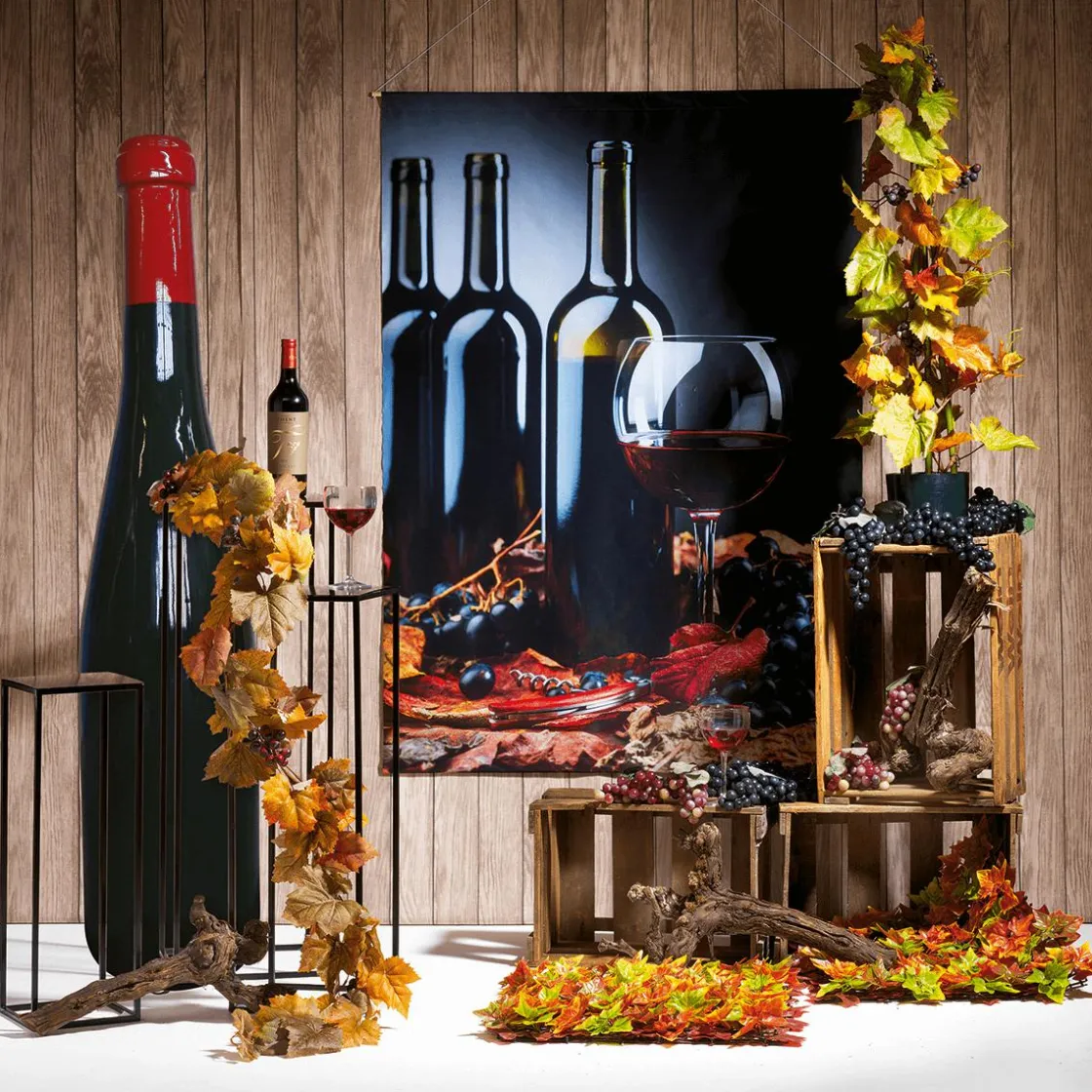 DecoWoerner Decoración De Otoño|Frutas>Uvas Maniquíes es