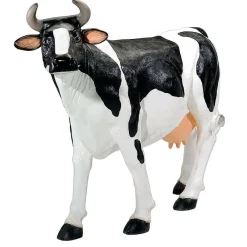 DecoWoerner Decoración De Animales>Vaca Deco 156 Cm De Alto, Blanco-negro