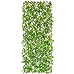 DecoWoerner Paredes De Plantas>Valla Artificial De Bambú Con Hojas 8 X 90 X 180 Cm