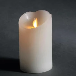 DecoWoerner Luz Decorativa>Vela De Cera LED 7,5 X 12,5 Cm