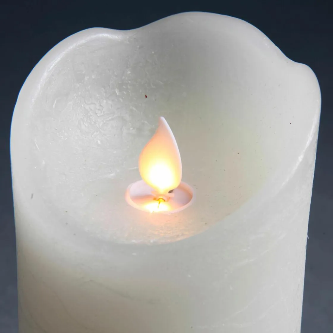 DecoWoerner Luz Decorativa>Vela De Cera LED 7,5 X 12,5 Cm