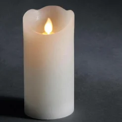 DecoWoerner Luz Decorativa>Vela De Cera LED 7,5 X 15 Cm