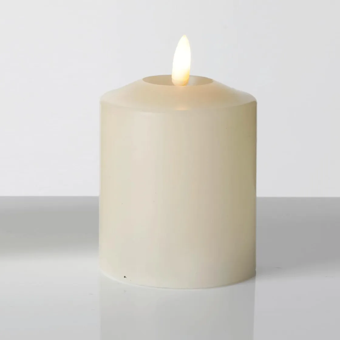 DecoWoerner Luz Decorativa|Figuras De Navidad>Vela De Cera LED 7,5 X 11,5 Cm