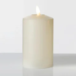 DecoWoerner Luz Decorativa|Figuras De Navidad>Vela De Cera LED 7,5 X 14,5 Cm