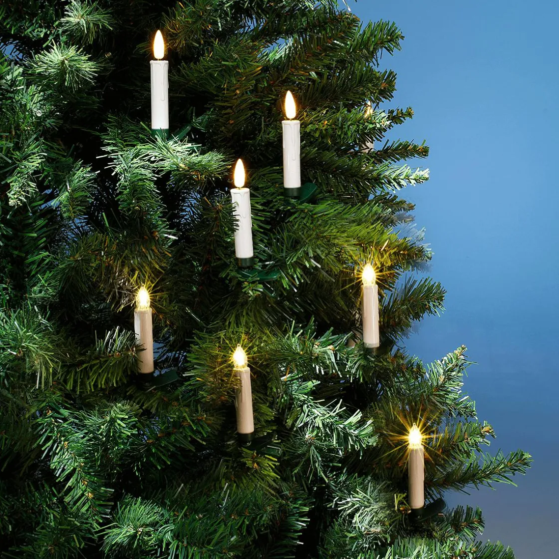 DecoWoerner Luz Decorativa|Luces De Navidad>Velas Decorativas LED Crema/ Cálido 10 Cm
