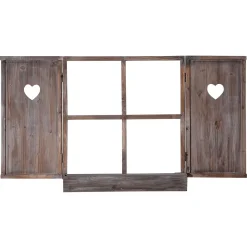 DecoWoerner Decoración Natural|Decoración De Verano>Ventana De Cabaña Decorativa