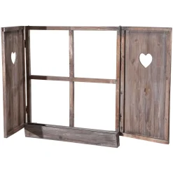 DecoWoerner Decoración Natural|Decoración De Verano>Ventana De Cabaña Decorativa