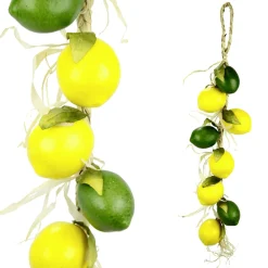 DecoWoerner Frutas>Vid Artificial Lima Limón 53 Cm