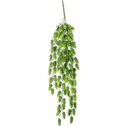 DecoWoerner Decoración Temática|Plantas Colgantes>Vid De Lúpulo Artificial 75 Cm