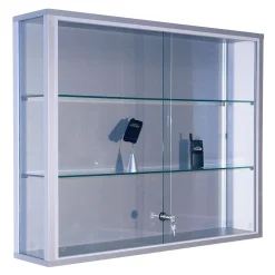 DecoWoerner Expositores Para Tiendas>Vitrina De Pared, 80 X 150 X 20 Cm