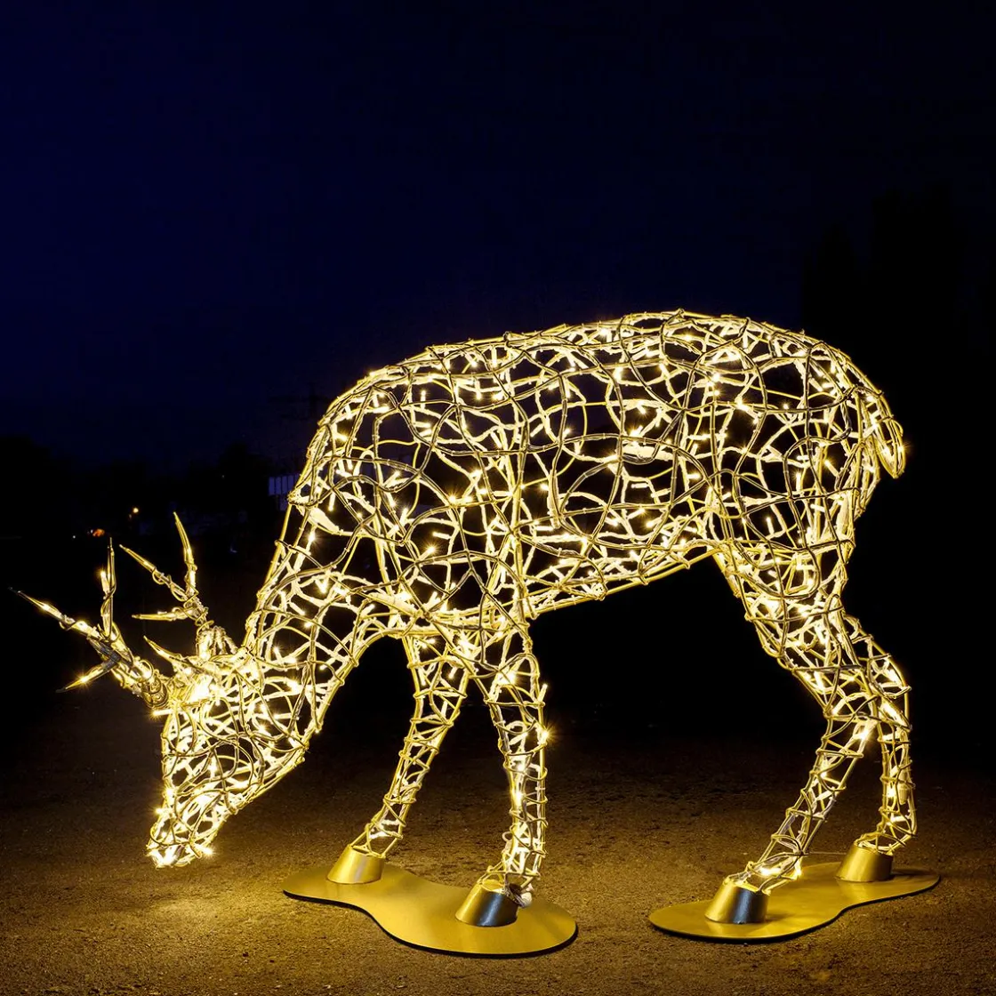 DecoWoerner Luz Decorativa|Decoración De Animales>XXL LED Trasero Caliente Para Exterior 120 Cm