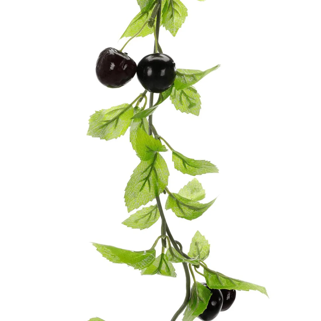 DecoWoerner Decoración De Verano|Guirnaldas Y Vides>Zarcillo De Cereza Artificial 180 Cm