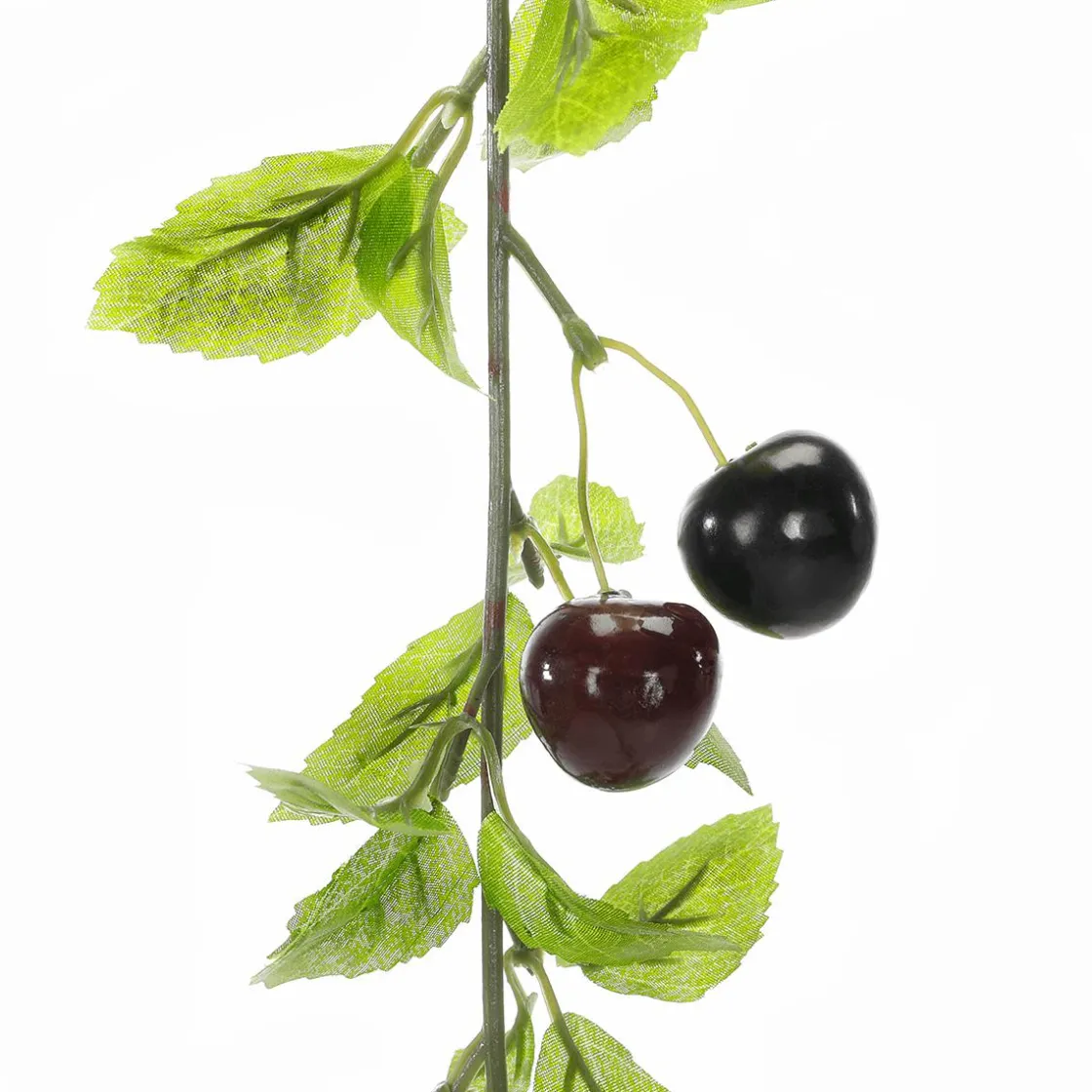 DecoWoerner Decoración De Verano|Guirnaldas Y Vides>Zarcillo De Cereza Artificial 180 Cm